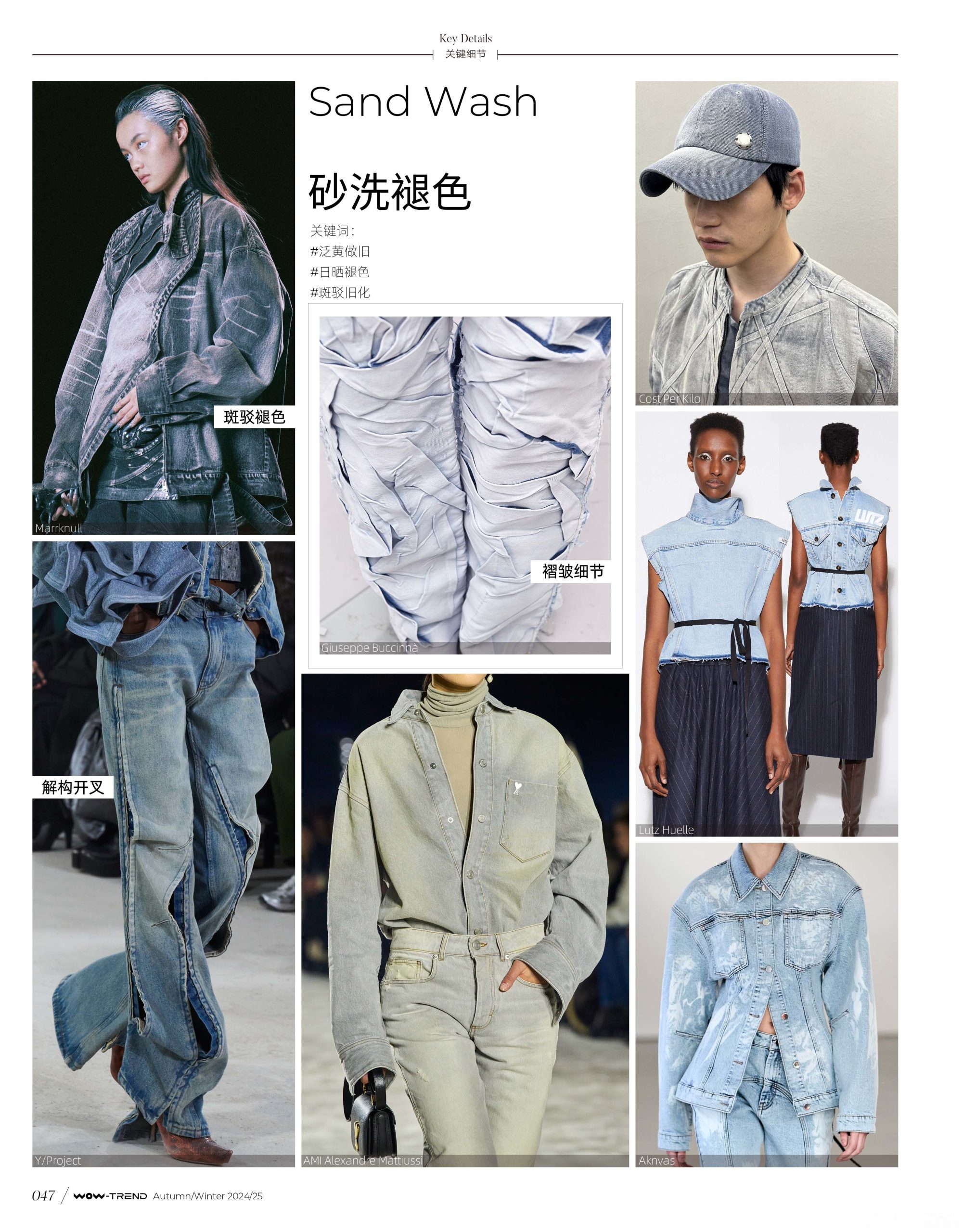 2024-25秋冬牛仔趋势-关键细节 – 洗水